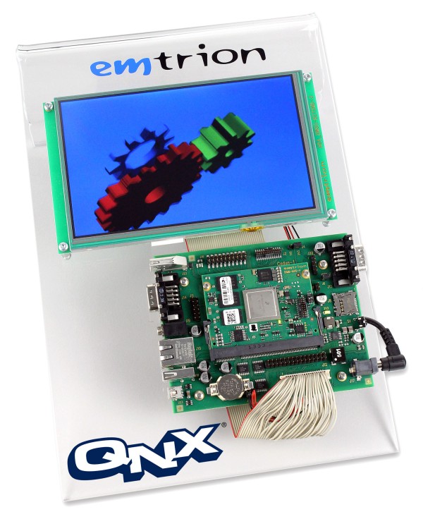 QNX 6.6 ist jetzt für die DIMM-i.MX6-Familie verfügbar (Foto: emtrion) QNX 6.6 ist jetzt für die DIMM-i.MX6-Familie verfügbar (Foto: emtrion)
