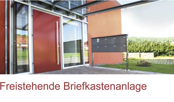 freistehende Renz Briefkastenanlage freistehende Renz Briefkastenanlage