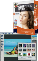 Franzis One Click Wipe - enfachste Bildbearbeitung Franzis One Click Wipe - enfachste Bildbearbeitung