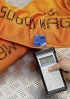 Berührungslose Datenübertragung  per Schreib-/Lesegerät MDE.