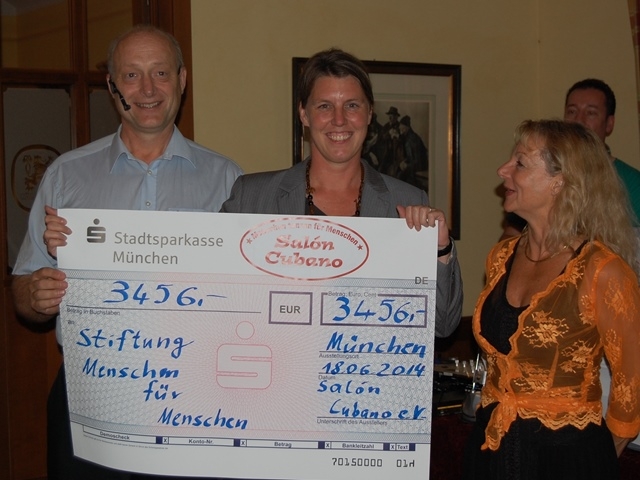 Auch 20Salon Cubano spendet  für die Stiftung Menschen für Menschen - Karlheinz Böhms