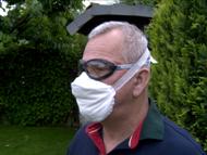 FFP3-Maske im Einsatz