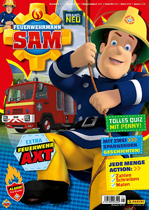 Das Kindermagazin Feuerwehrmann Sam des Panini-Verlags erscheint erstmals am 2. September.