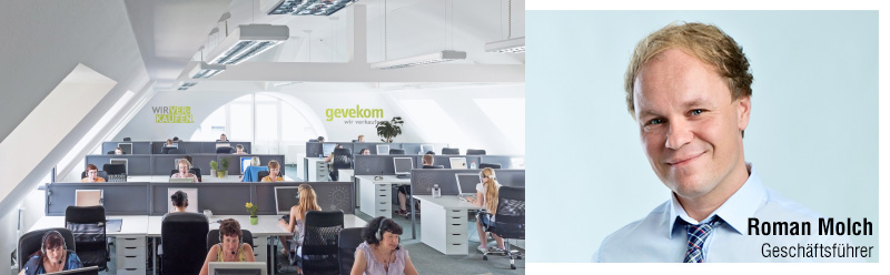 Geschäftsräume- gevekom GmbH, Roman Molch- Geschäftsführer Geschäftsräume- gevekom GmbH, Roman Molch- Geschäftsführer