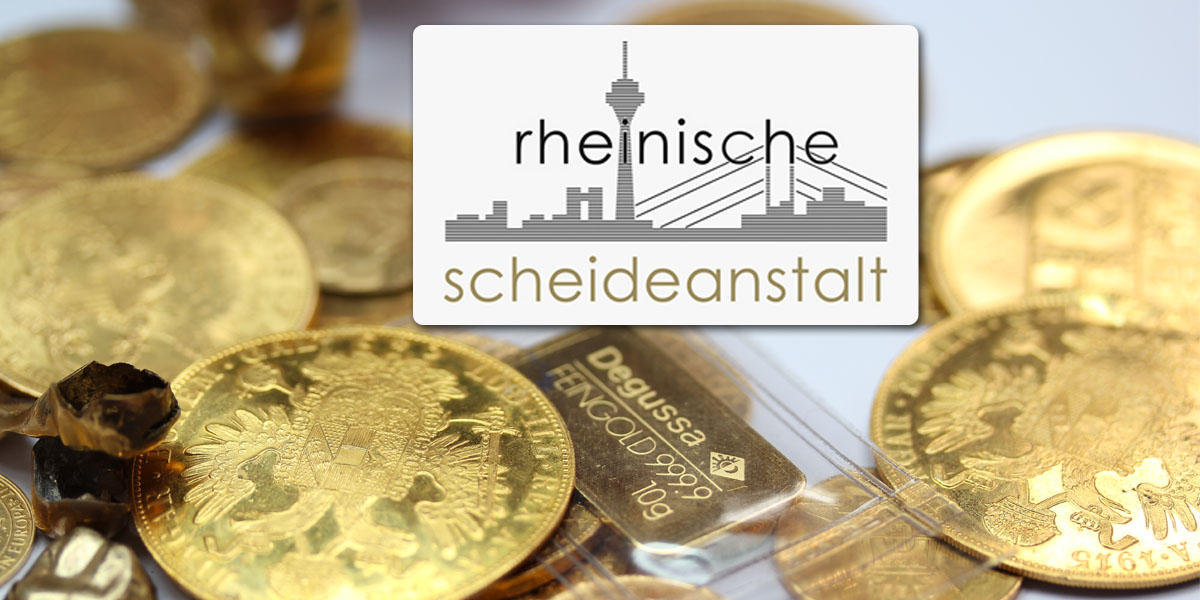 Bei der Rheinischen Scheideanstalt können Kunden auch Gold und Silber kaufen. Bei der Rheinischen Scheideanstalt können Kunden auch Gold und Silber kaufen.