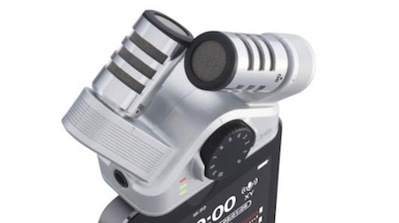 Für professionelle Audio-Aufnahmen mit iPhone& iPad stellt Zoom die Stereo-Mikrofone iQ5&am Für professionelle Audio-Aufnahmen mit iPhone& iPad stellt Zoom die Stereo-Mikrofone iQ5&am