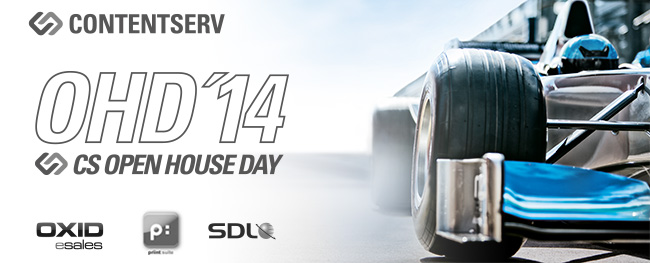 Contentserv OpenHouseDay 2014 mit OXID eSales, Werk II und SDL