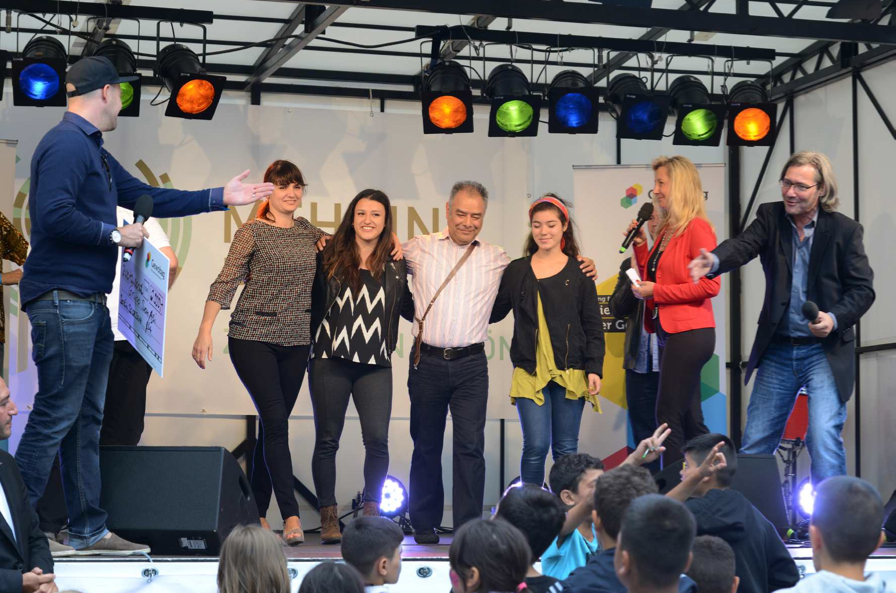 "Grupo SonAsi" - die Gewinner des Kiez Song Contest 2014. "Grupo SonAsi" - die Gewinner des Kiez Song Contest 2014.
