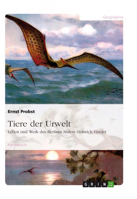 Titel des Buches Tiere der Urwelt