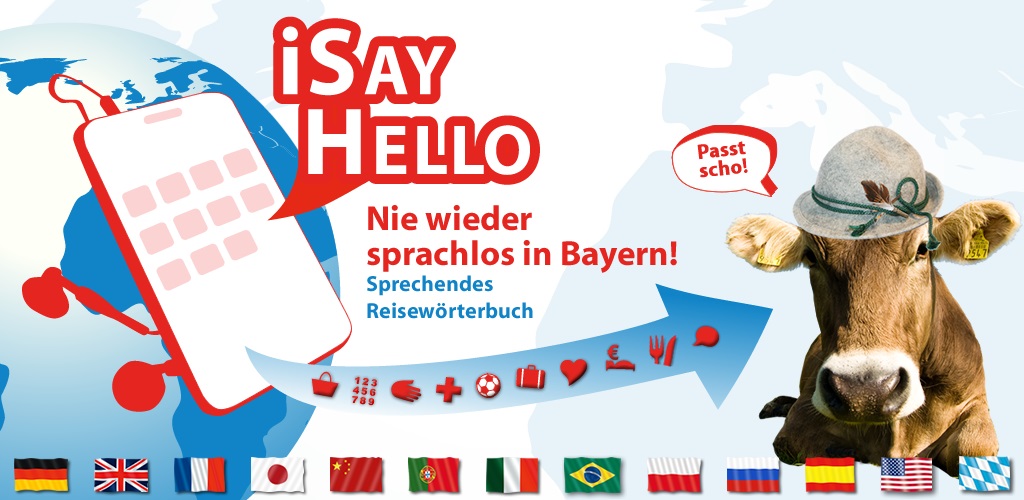 iSayHello Deutsch - Bairisch die Reise App für das Oktoberfest in Bayern iSayHello Deutsch - Bairisch die Reise App für das Oktoberfest in Bayern