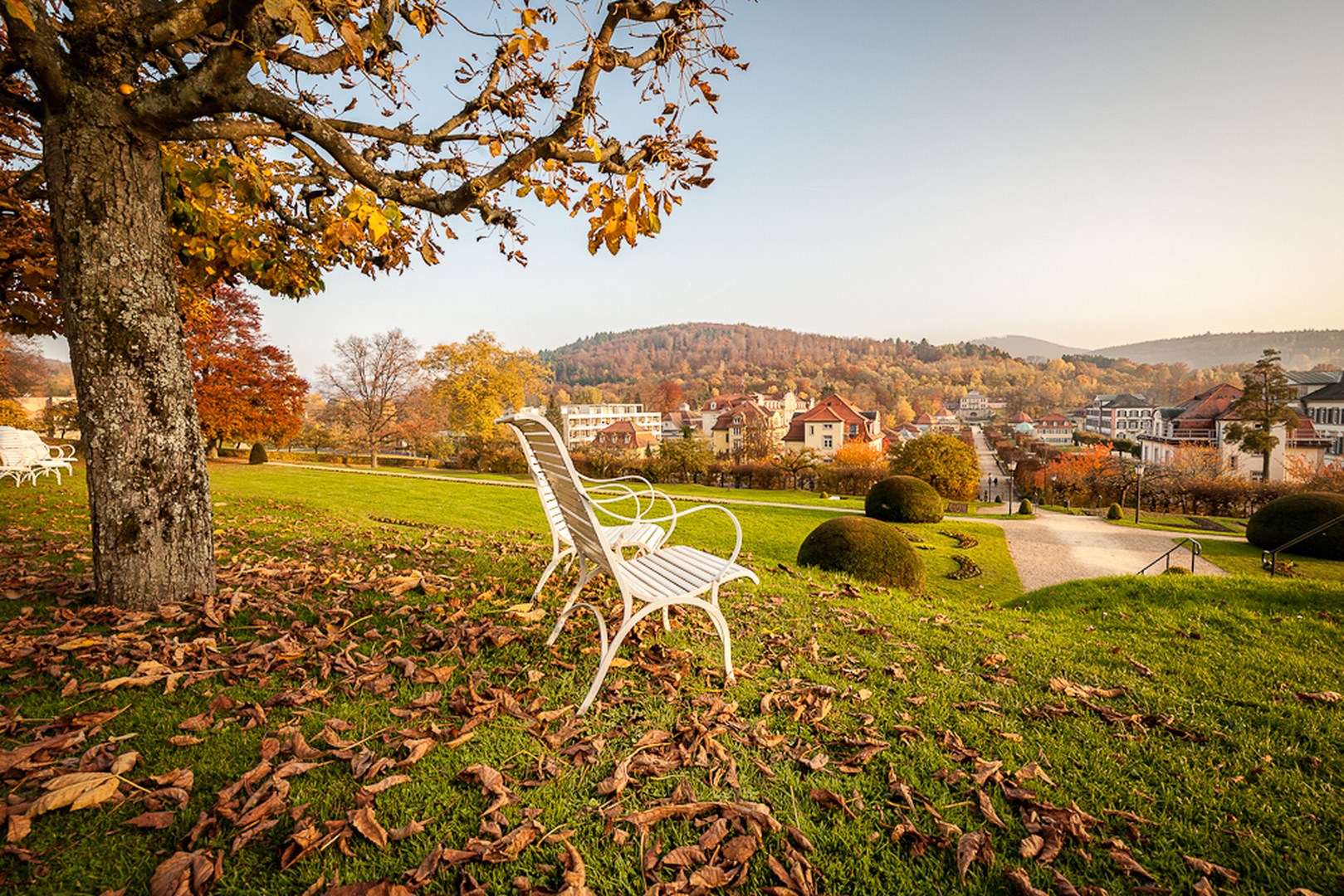 Herbst im Staatsbad Bad Brückenau