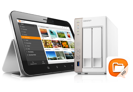 QNAP: Kostenlose App Qfile HD ab sofort für Tablet-PCs mit Android