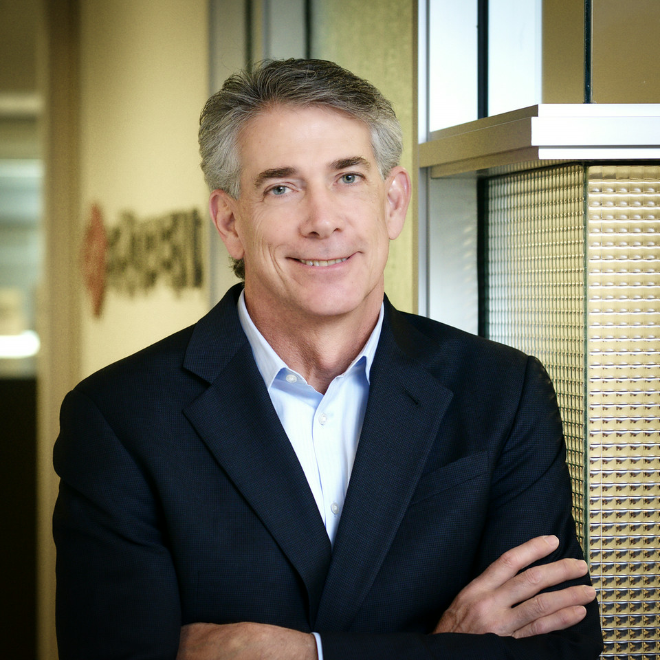 E2open-CEO Mark Woodward freut sichüber die Auszeichnung E2open-CEO Mark Woodward freut sichüber die Auszeichnung