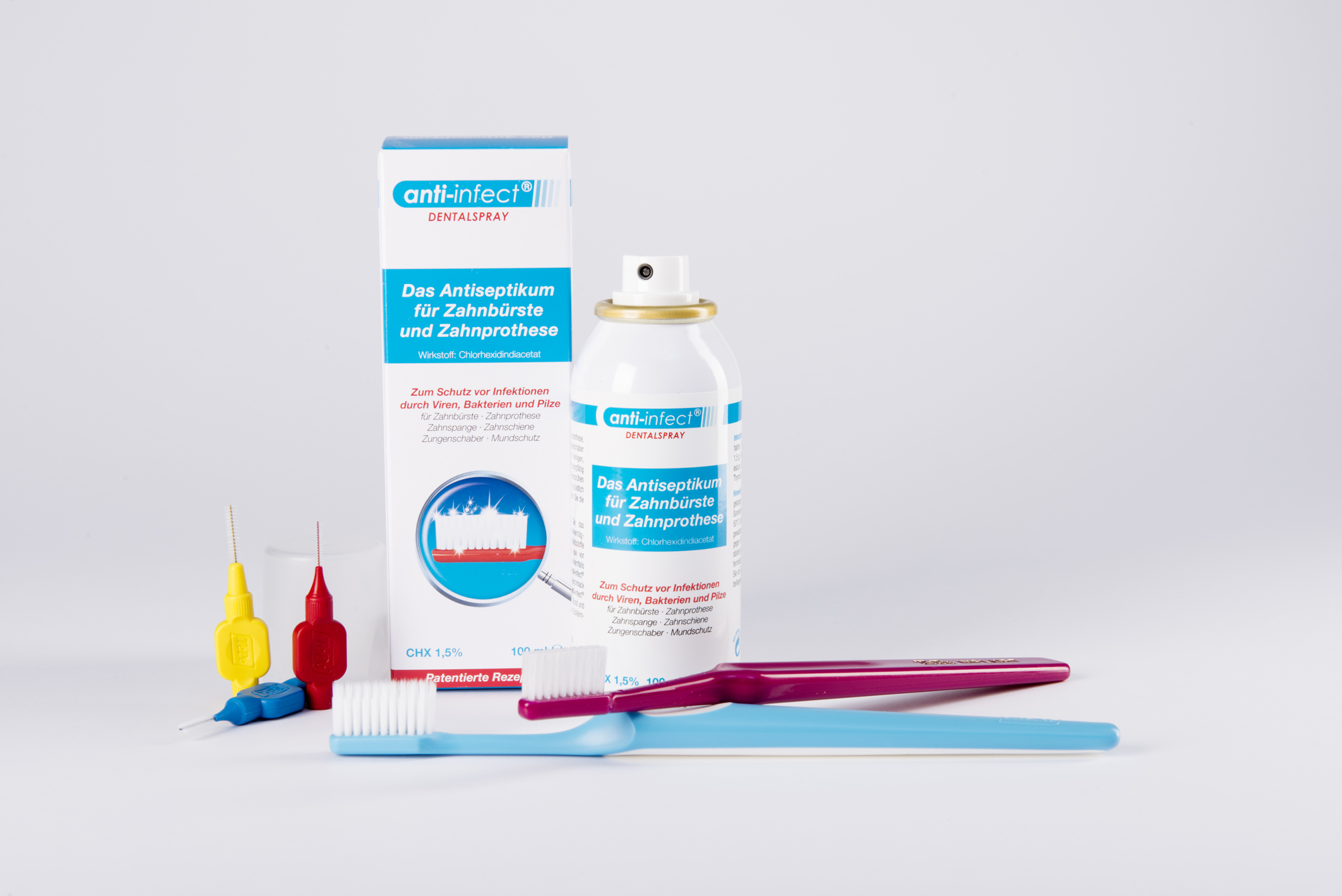 Dentalsprays helfen gegen Keime