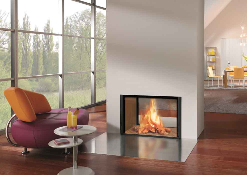 Extragroße Sichtscheiben sorgen für einen einzigartigen Flammengenuss Extragroße Sichtscheiben sorgen für einen einzigartigen Flammengenuss