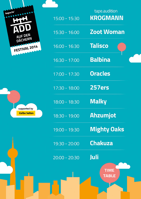 Auf den Dächern Festival 2014 Auf den Dächern Festival 2014