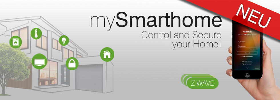 Mit mySmarthome steuern und kontrollieren Sie Ihr Zuhauseüber Ihr Smartphone oder Tablet Mit mySmarthome steuern und kontrollieren Sie Ihr Zuhauseüber Ihr Smartphone oder Tablet