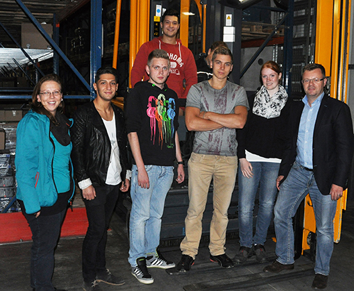 Fünf Auszubildende sind bei der Frankenfeld Logistikgruppe ins Berufsleben gestartet