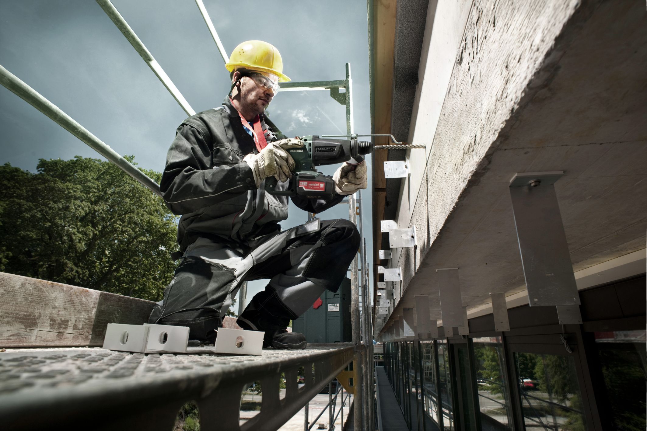 Der neue Akku-Kombihammer KHA 18 LTX von Metabo (Foto: Metabo)