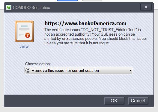 Comodo SecureBox im Einsatz Comodo SecureBox im Einsatz
