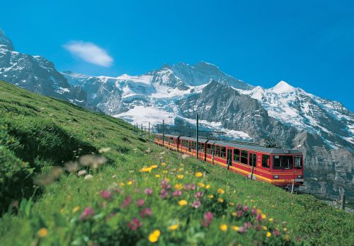 Naturerlebnis mobil: Die Jungfraujochbahn auf dem Weg zur Kleinen Scheidegg©Interlaken Tourismus Naturerlebnis mobil: Die Jungfraujochbahn auf dem Weg zur Kleinen Scheidegg©Interlaken Tourismus