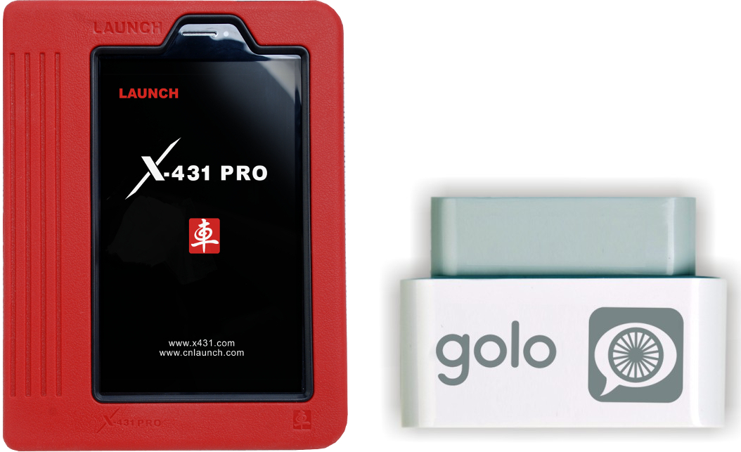 Der X-431 PRO und der Onboard-Adapter golo von LAUNCH Europe