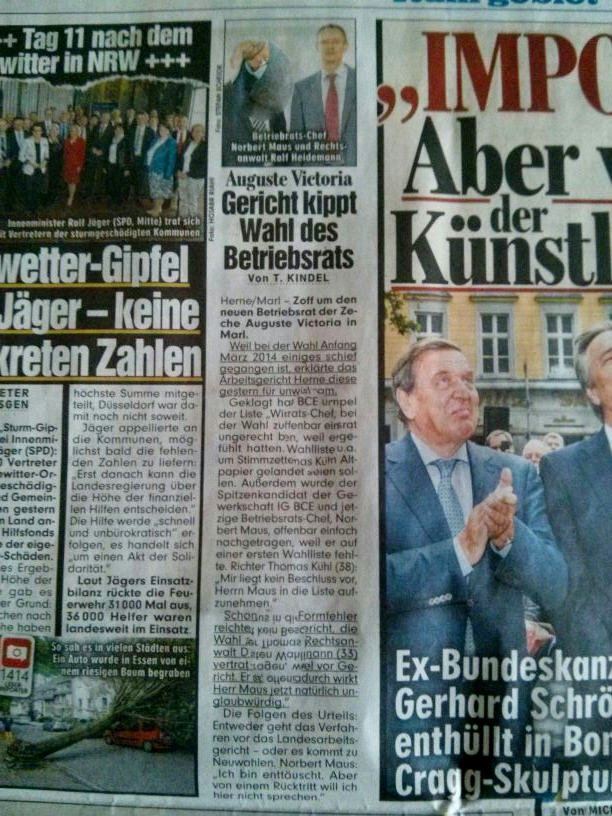 Berichterstattung Bildzeitung