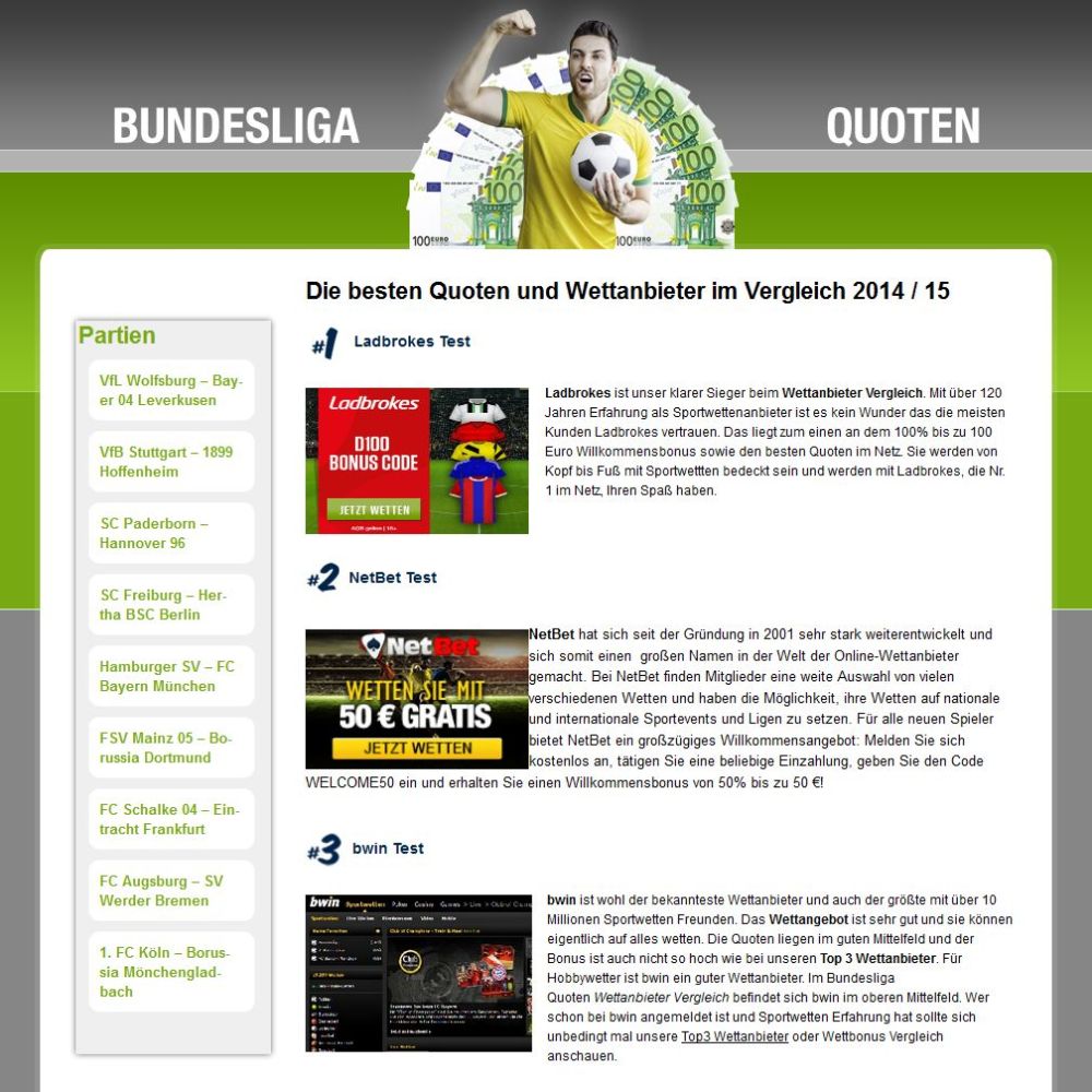 Bundesliga-Quoten