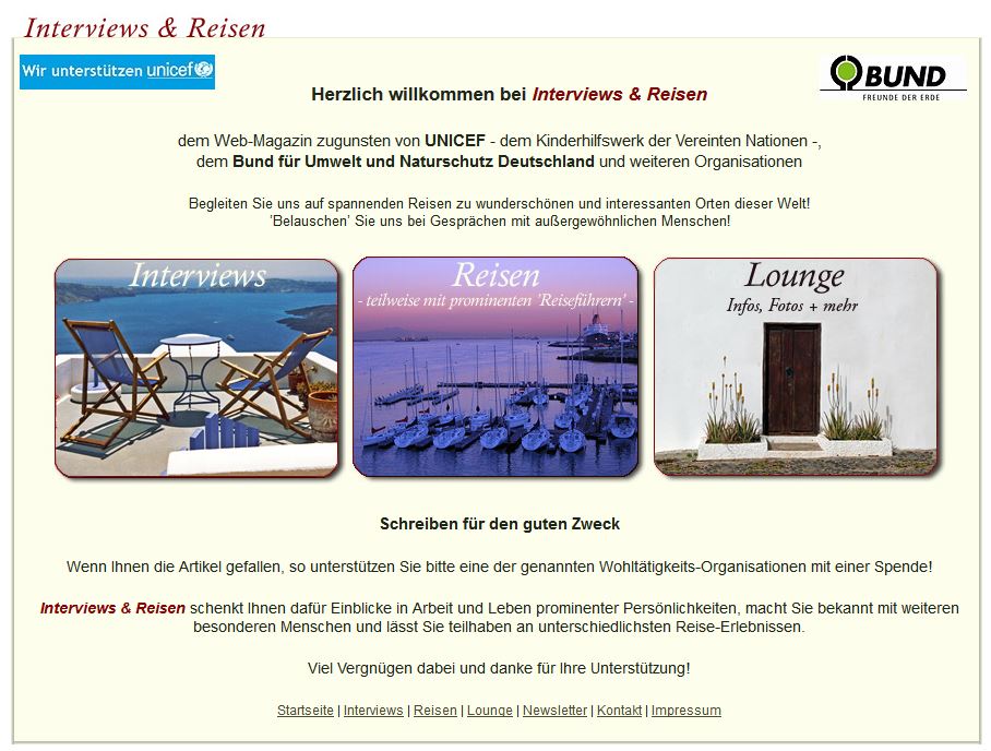 Interviews& Reisen - Schreiben für den guten Zweck Interviews& Reisen - Schreiben für den guten Zweck