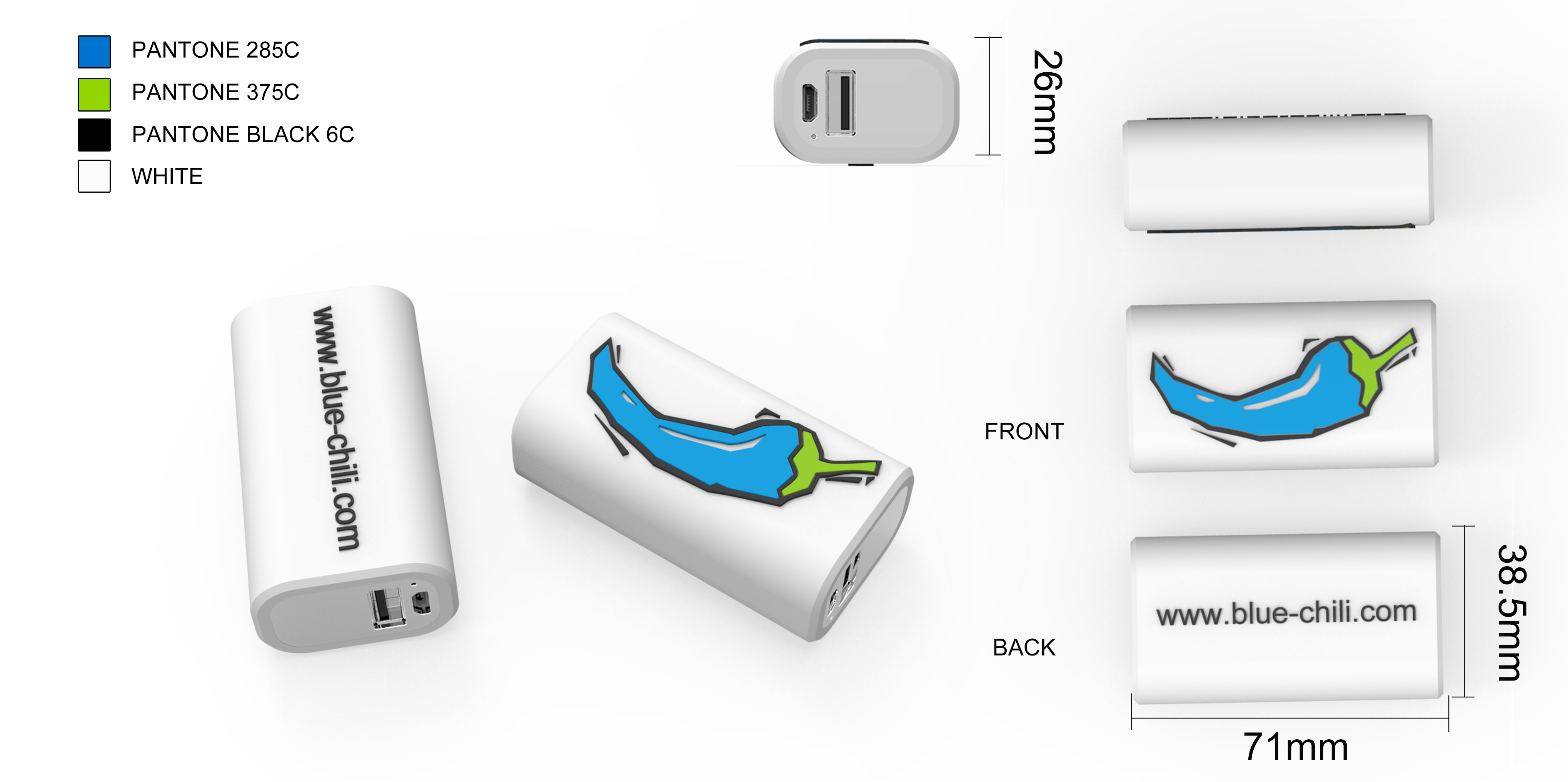 Powerbanks von Blue Chili Powerbanks von Blue Chili