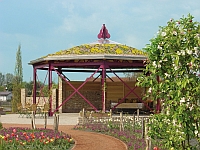 dachbegrünung Turmhaube wird ein begrünter Pavillon dachbegrünung Turmhaube wird ein begrünter Pavillon