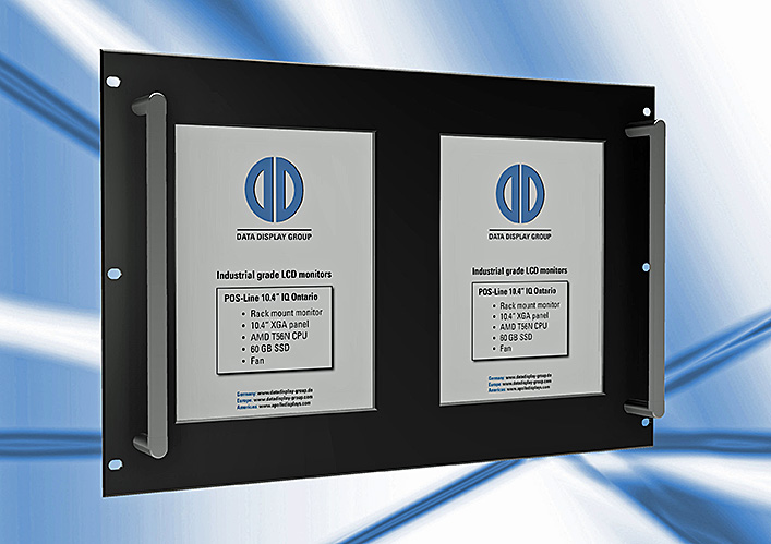 Industrielle LCD-Monitore von Distec für den komfortablen Einbau in 19-Zoll-Racks Industrielle LCD-Monitore von Distec für den komfortablen Einbau in 19-Zoll-Racks