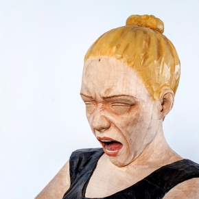 Ya?am ?a?mazer | Sciamachia |2013 | Holz | 100 x 64 x 39 cm | Kayhan Kaygusuz