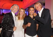 Dr. Hermann Bühlbecker, Nastassja Kinski, Arthur Abraham und Carlo Thränhardt Dr. Hermann Bühlbecker, Nastassja Kinski, Arthur Abraham und Carlo Thränhardt