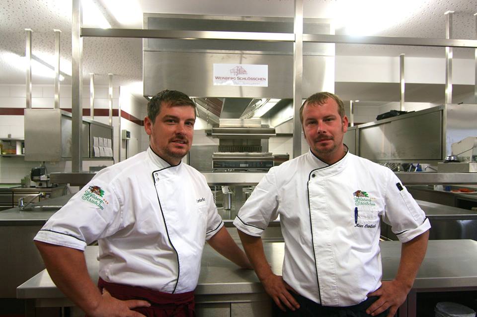 Florian und Marc Lambrich, Inhaber des Hotel Weinberg-Schlösschen Florian und Marc Lambrich, Inhaber des Hotel Weinberg-Schlösschen