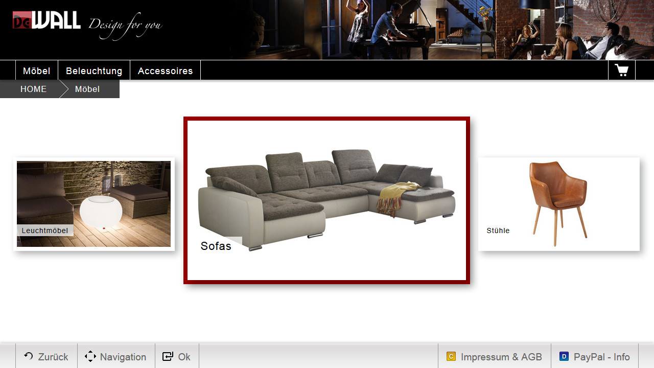 DeWall Design Smart TV App DeWall Design Smart TV App