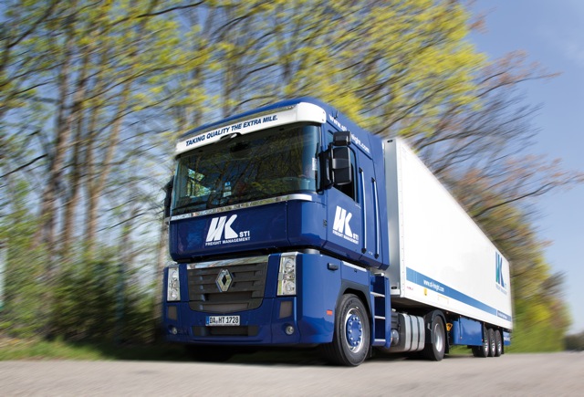 Mehrkammer-Lkw von STI Freight Management.