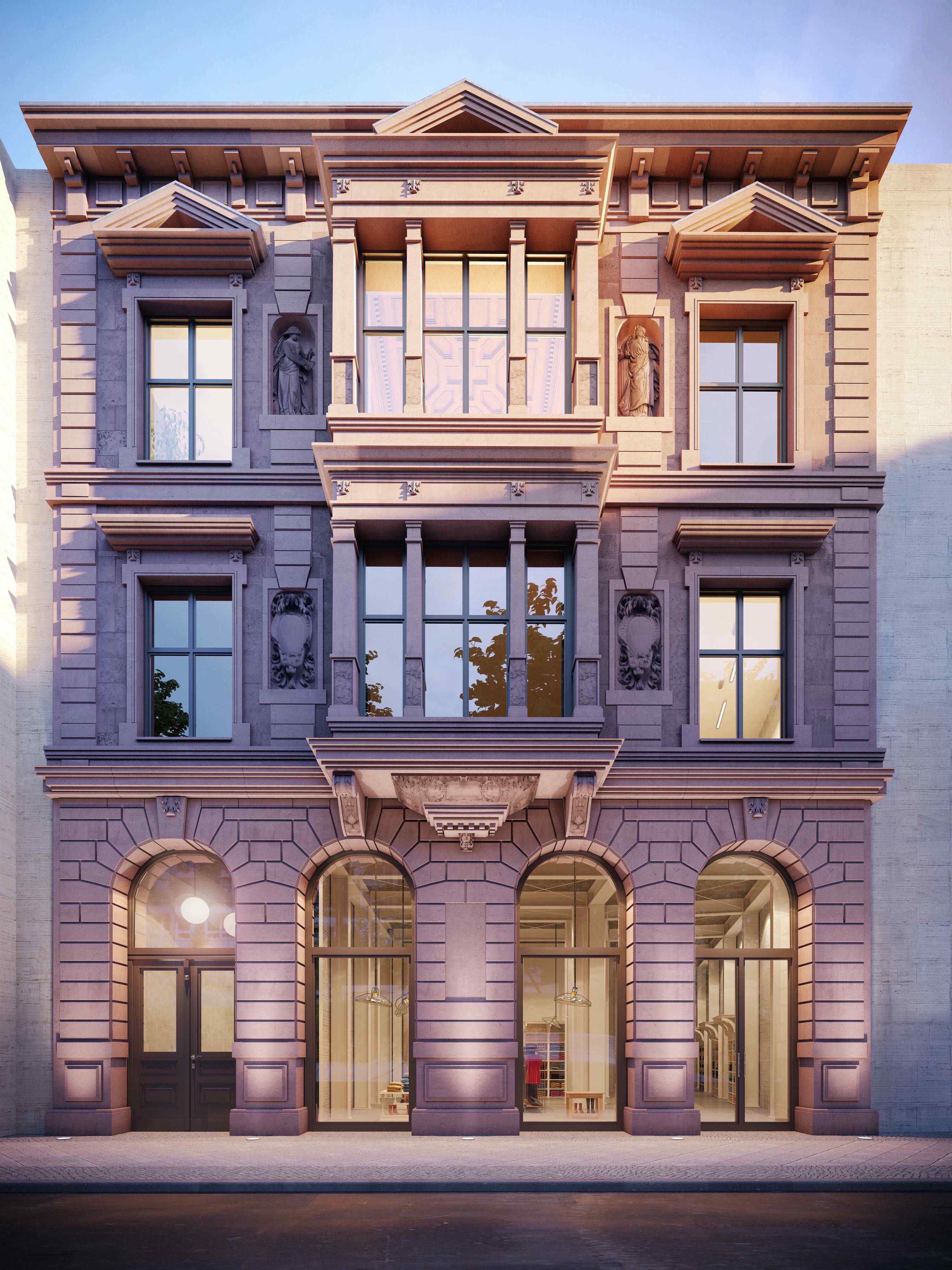 Außenansicht Voßpalais Außenansicht Voßpalais