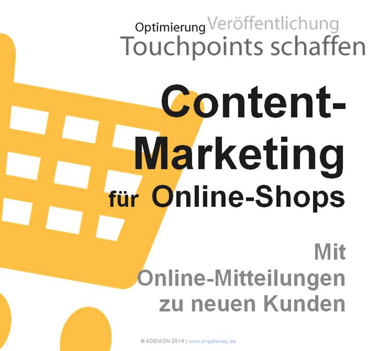 Mithilfe von Online-Mitteilungen mit Content Marketing Inhalten gewinnen Online-Shops neue Kunden. Mithilfe von Online-Mitteilungen mit Content Marketing Inhalten gewinnen Online-Shops neue Kunden.