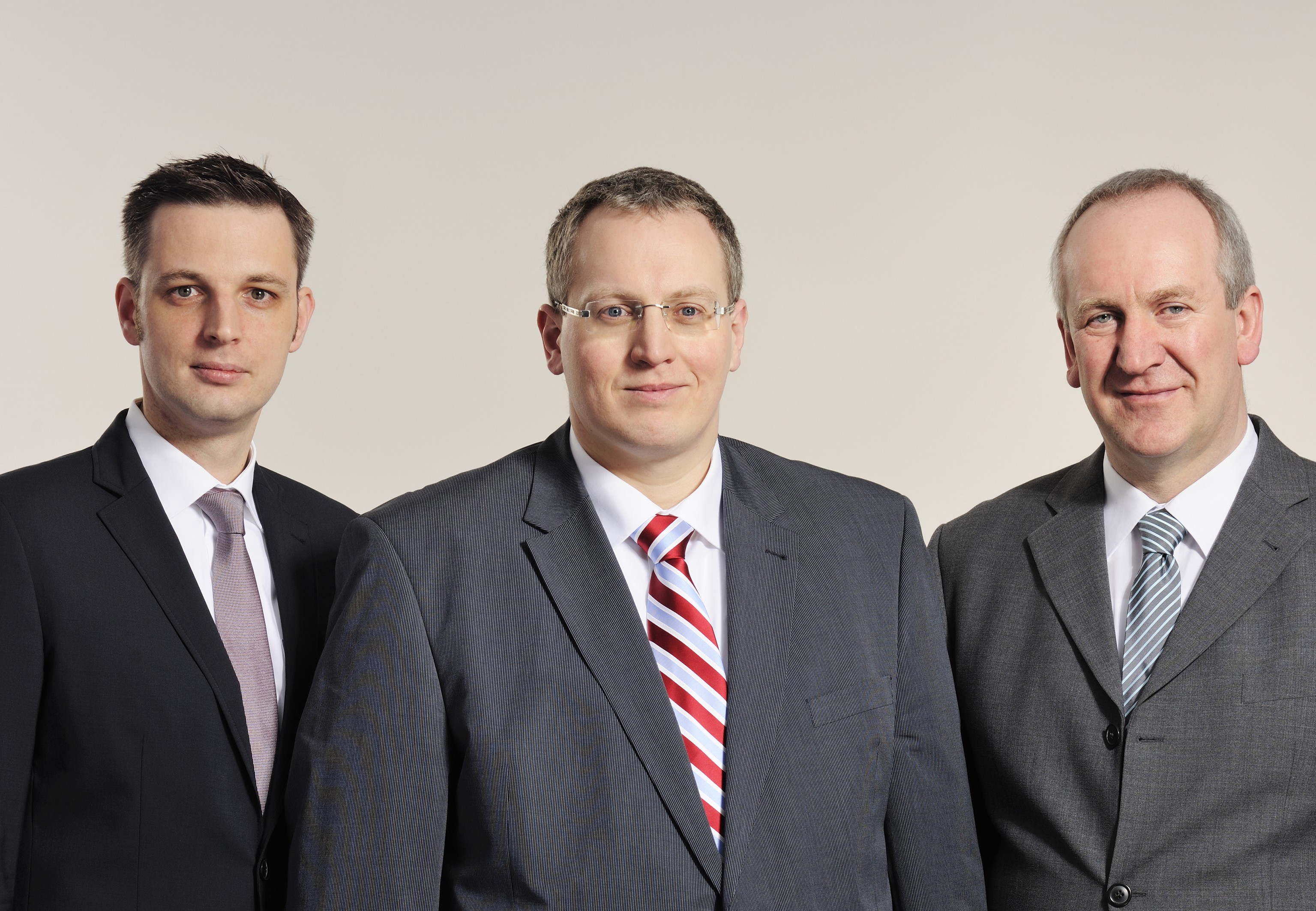 Die Brüninghoff-Geschäftsführer Frank Steffens, Sven Brüninghoff und Bernhard Müter (v. l. n. r.). F Die Brüninghoff-Geschäftsführer Frank Steffens, Sven Brüninghoff und Bernhard Müter (v. l. n. r.). F