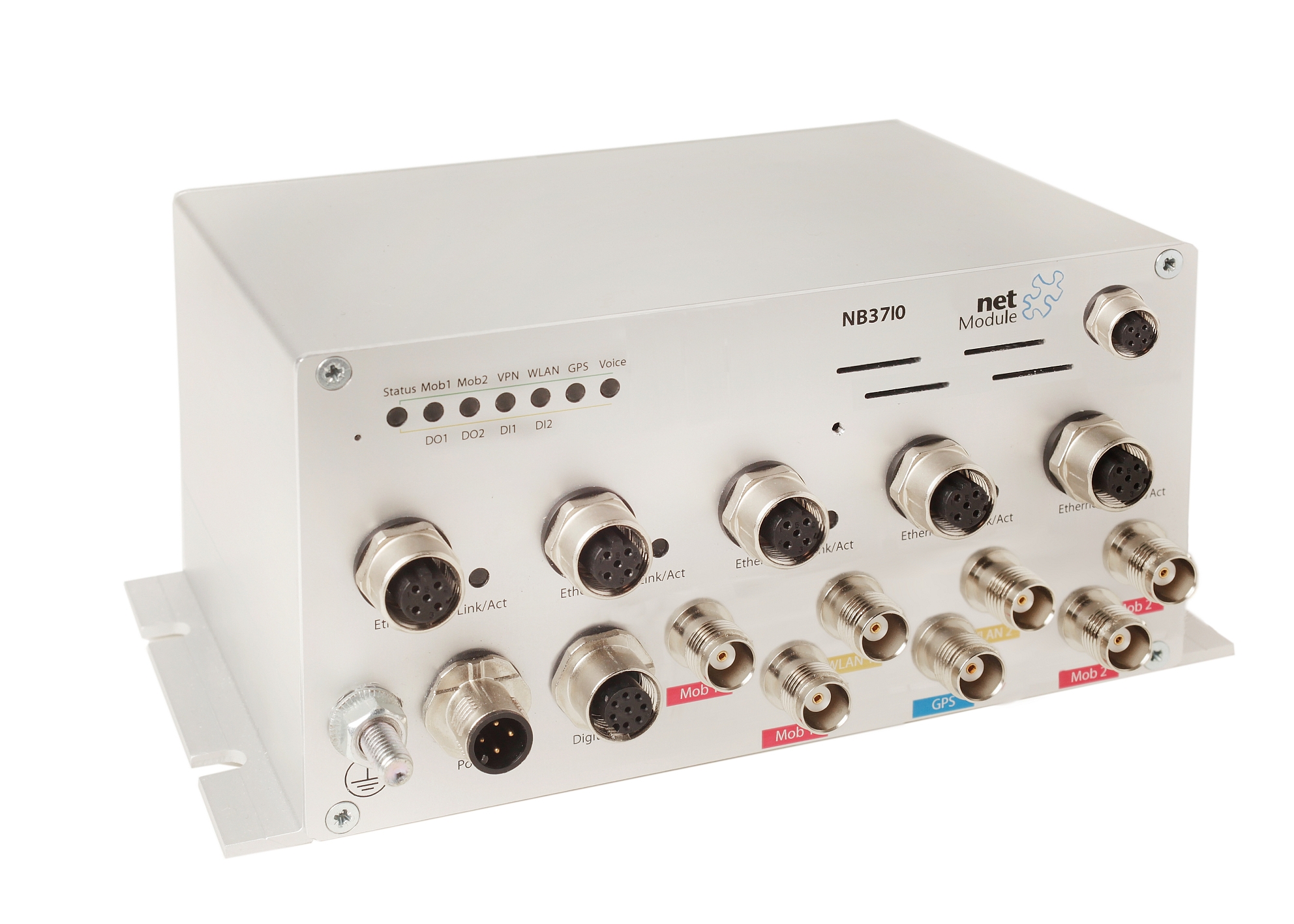 Der NB3710 Railway Router bietet IBIS-Schnittselle und vierfache Bandbreite dank 4 LTE-Karten Der NB3710 Railway Router bietet IBIS-Schnittselle und vierfache Bandbreite dank 4 LTE-Karten