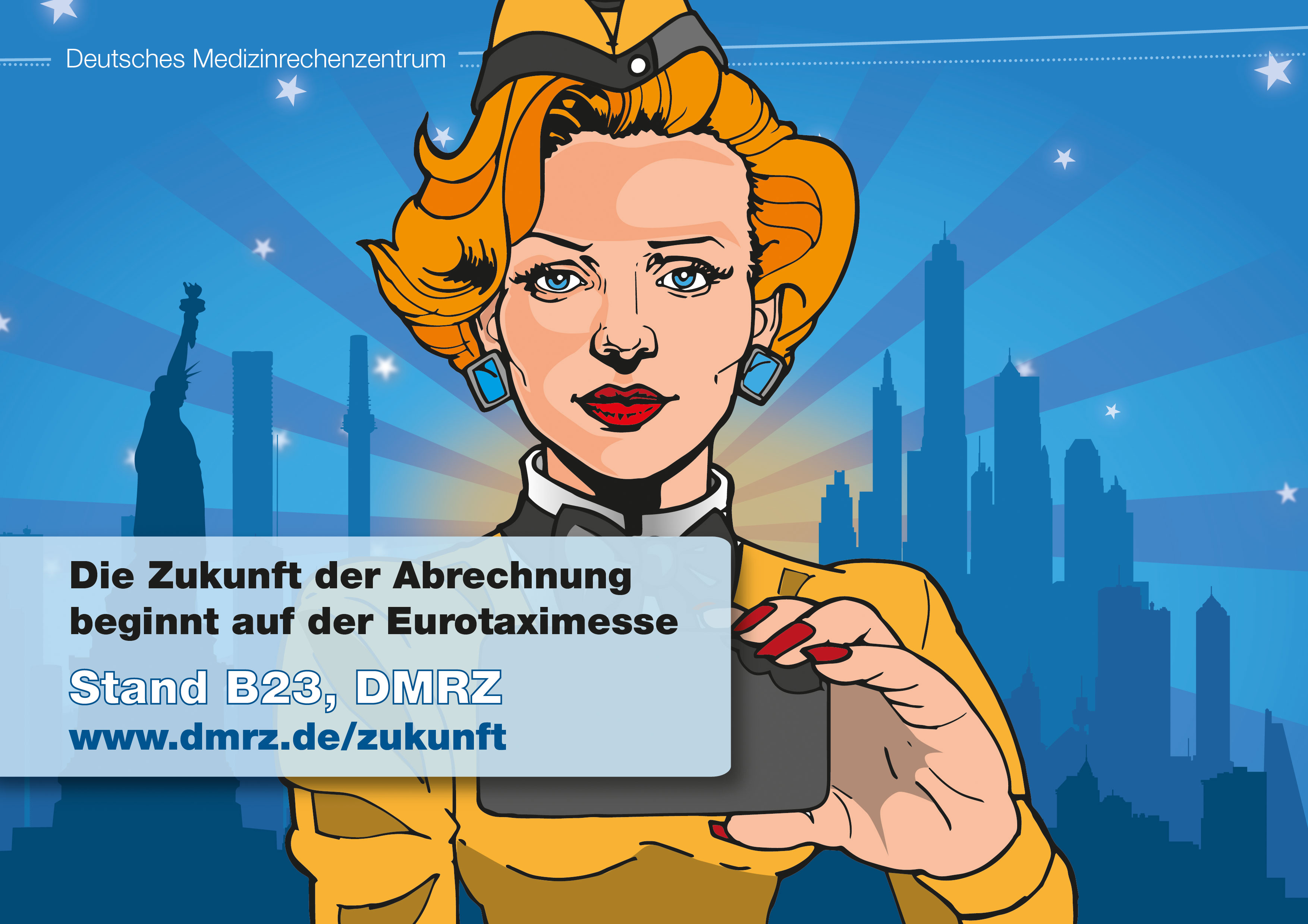 Das DMRZ hat für die Messe Eurotaxi eine bahnbrechende Neuheit angekündigt