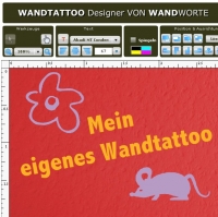 Der Designer auf wandworte.de