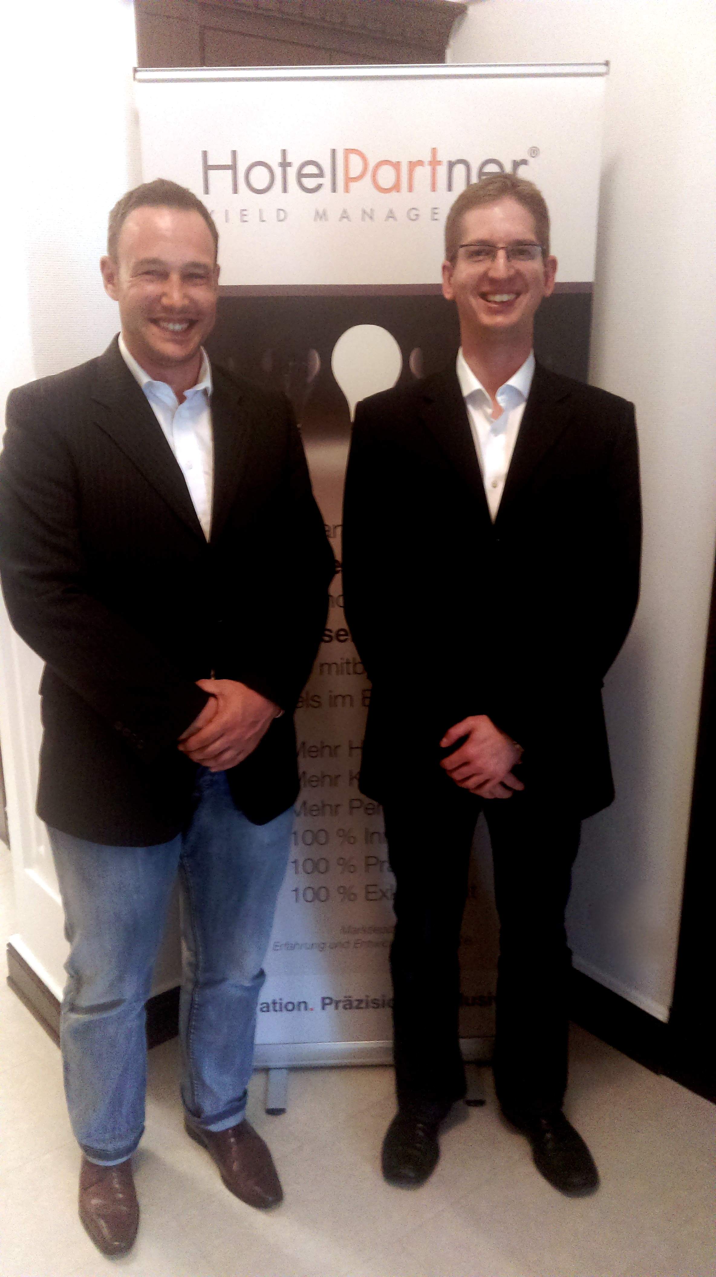 Renko Hermans und Pascal Ploch, HotelPartner Yield Management Kompetenzzentrum Hamburg