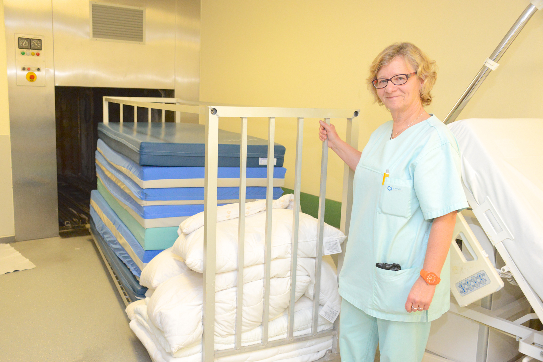 Vor allem in einem Krankenhaus ist ein besonders gründlich gereinigtes Bett ein 