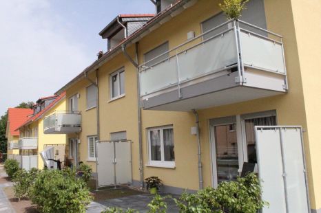 Die Bewohner des neue Baukomplexes in Leverkusen-Schlebusch profitieren vom Mauerwerk aus Die Bewohner des neue Baukomplexes in Leverkusen-Schlebusch profitieren vom Mauerwerk aus