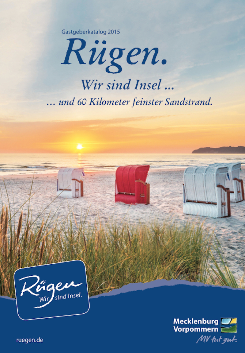 Der druckfrische Gastgeberkatalog 2015 für die Insel Rügen wird in Hannover und Berlin pr&