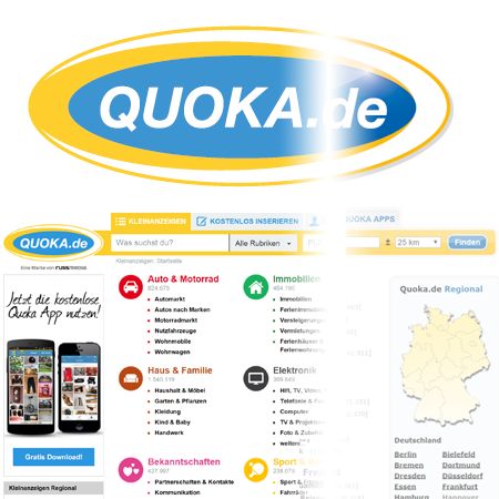 Umgestylt! Neuer Look für Quoka.de Umgestylt! Neuer Look für Quoka.de