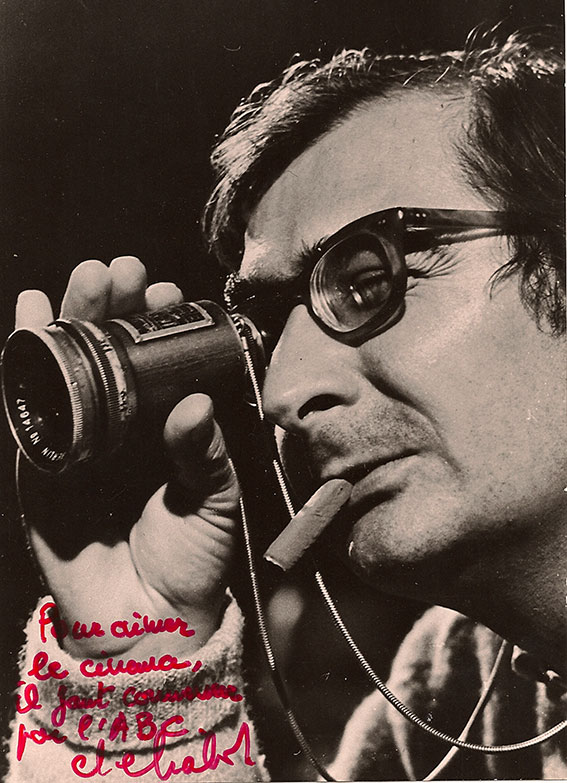 "Wer das Kino liebt, muss mit dem ABC beginnen" Claude Henri Jean Chabrol