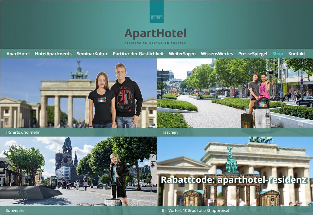 Der BerlinShop des ApartHotels Der BerlinShop des ApartHotels